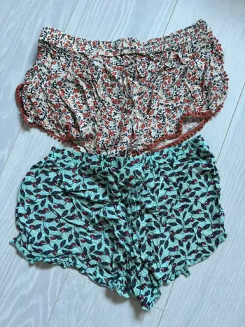 Lot de 2 pyjamas shorts Kiabi - taille M