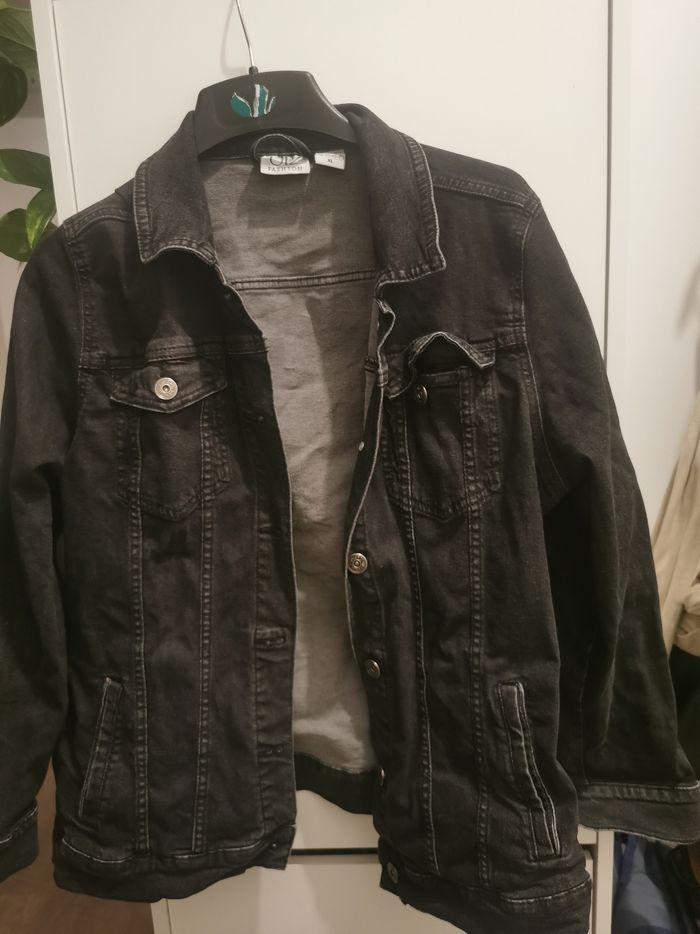 Veste jean noir XL - photo numéro 3