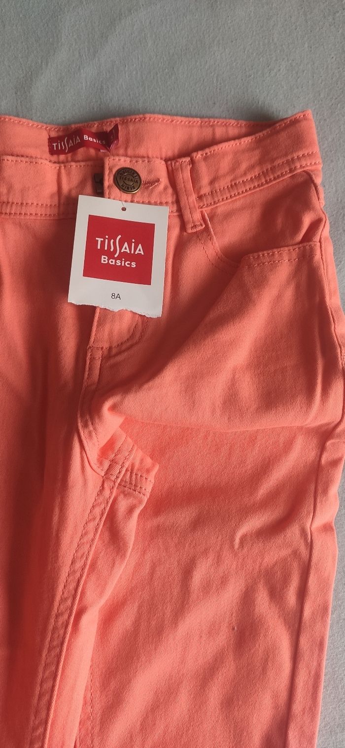 Pantalon toile fille 8 an neuf - photo numéro 3