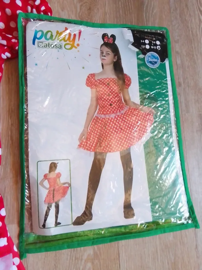 Costume déguisement souris fille 10 12 ans - photo numéro 2