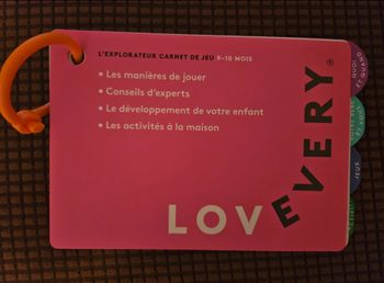 Kit de jeux Montessori 9 10 mois + livret