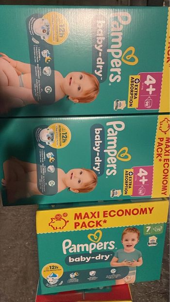Pampers taille 4+