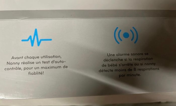 Nanny care moniteur respiratoire - photo numéro 8