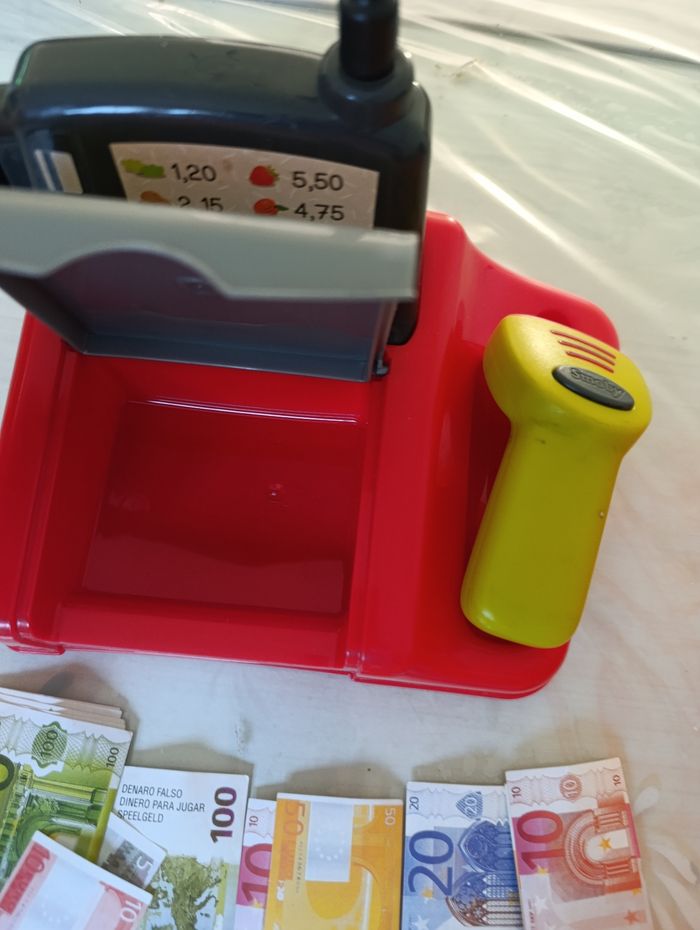 Lot jouets caisse dinette panier - photo numéro 3