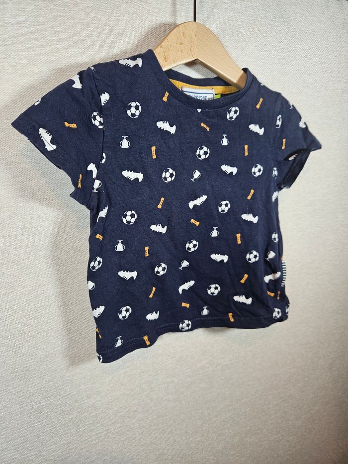 T-shirt  motif foot la fabrique des garçons 3ans - photo numéro 4