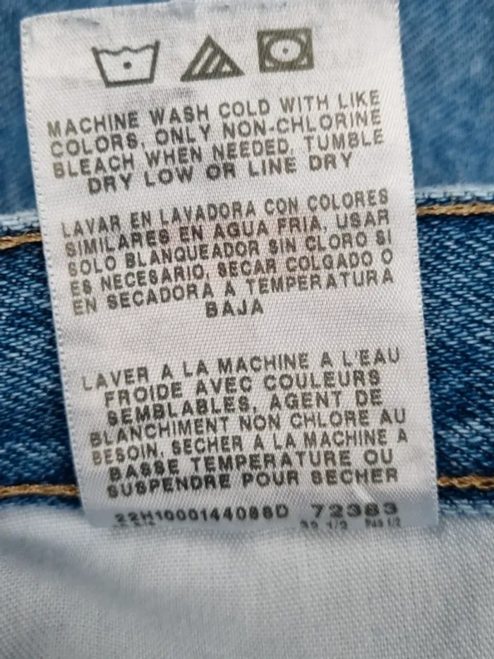 Jean Wrangler bleu clair – Taille 38x32 US / 48 FR Homme (mesures en photos) - photo numéro 9