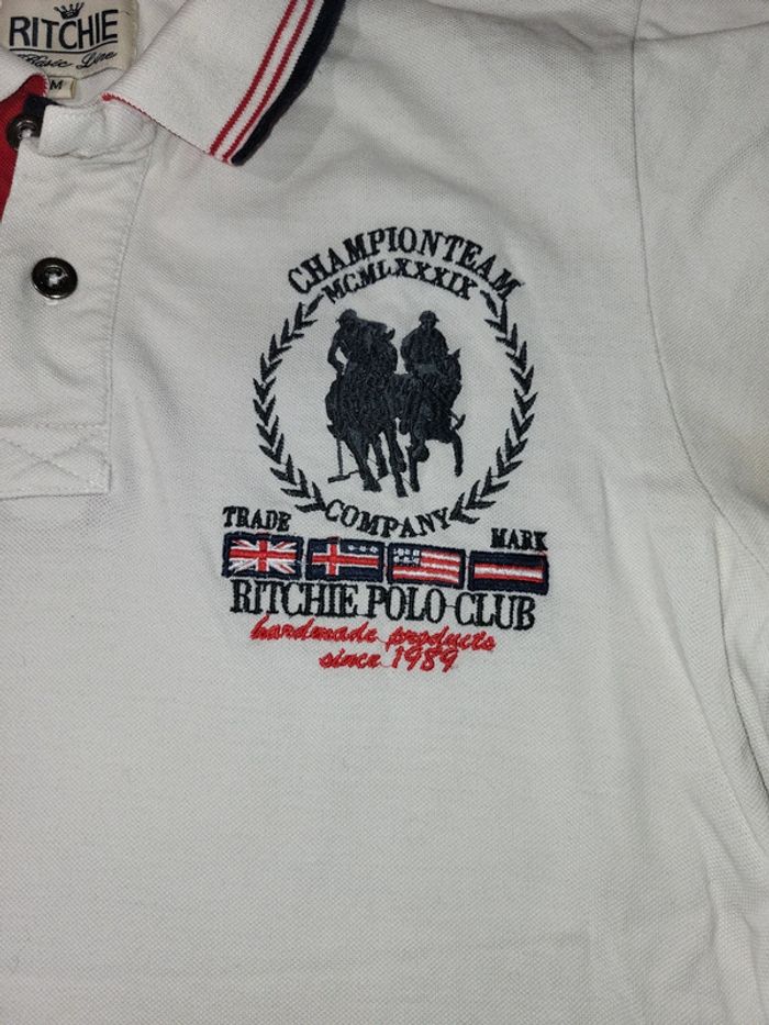Polo manche courte blanc ! - photo numéro 3