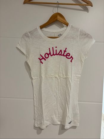 Tee-shirt blanc Hollister