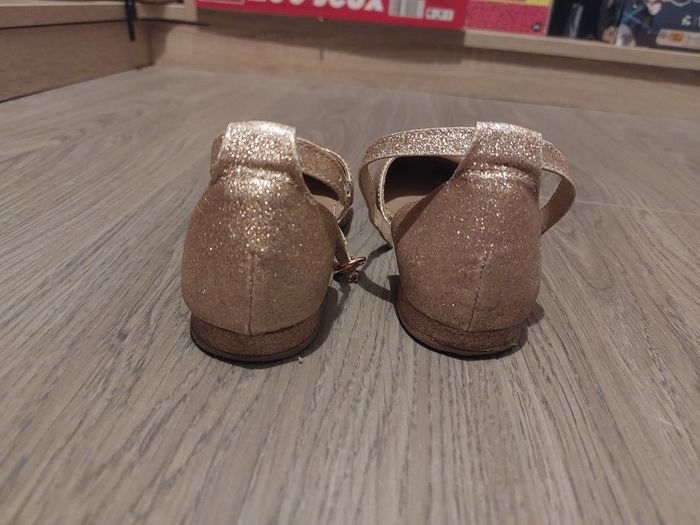 Ballerines de fête rose paillettes 29 - photo numéro 3