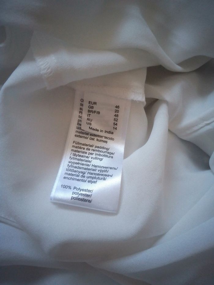 Blouse blanche féminine rainbow taille 46 - photo numéro 10
