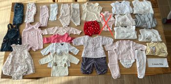 Lot 1 mois fille