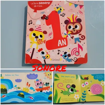 🎁 Le livre sonore de mes 1 an 🎂 Gründ