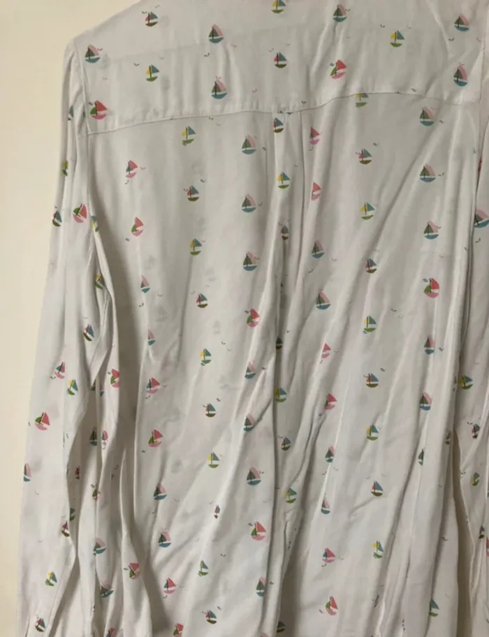 Chemise légère à motif bateaux - photo numéro 7