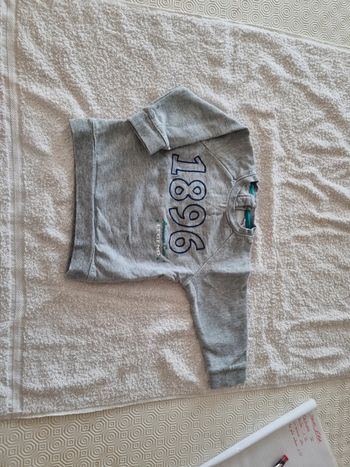 Sweat-shirt tex gris