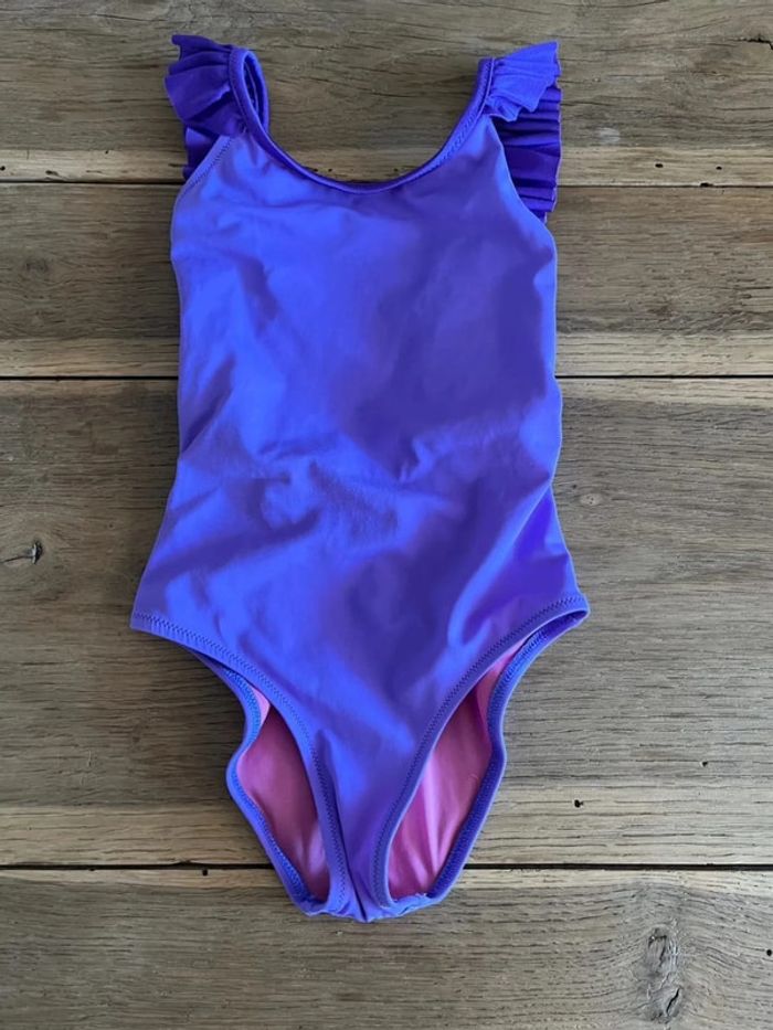Maillot de bain anti UV 1 pièce violet Lison Paris