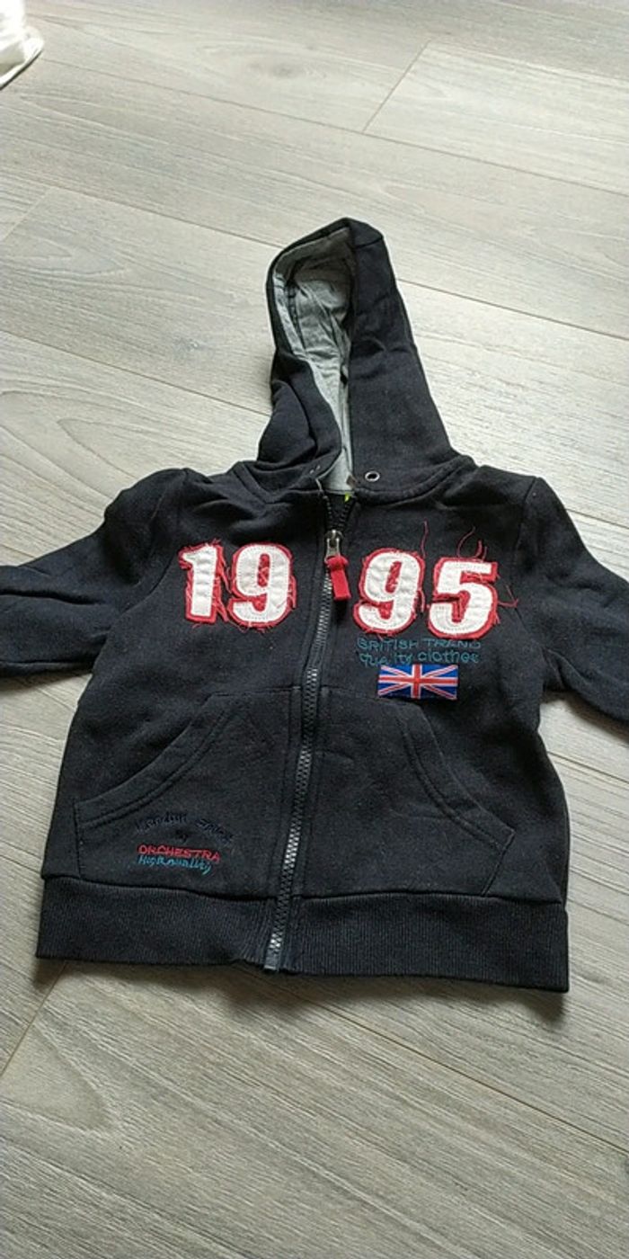 Sweat zip à capuche