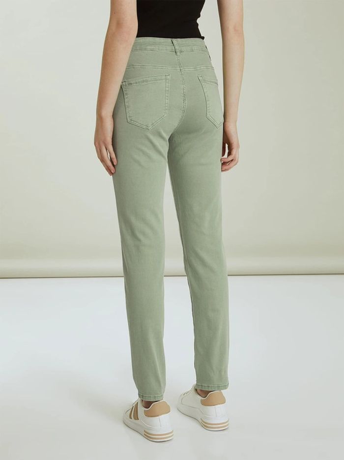 Jeans mom vert - photo numéro 2