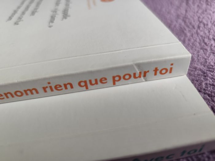 Lot de 2 livres bebe cartonnés  un prénom rien que pour toi + avec toi de marie laure Marshall série les mots doux - photo numéro 6