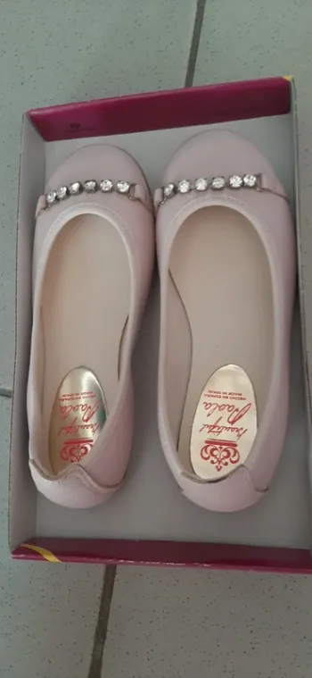 Ballerines fille en cuir PAOLA