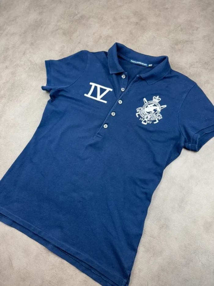 Polo Ralph Lauren Sport Bleu Marine Taille M - photo numéro 2