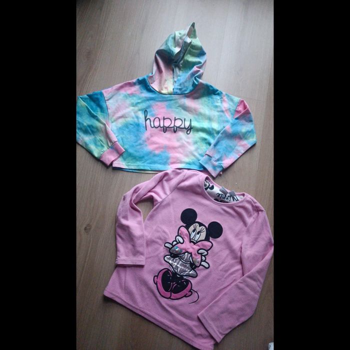 🎉 LOT 2 hauts fille taille 7 ans - photo numéro 1