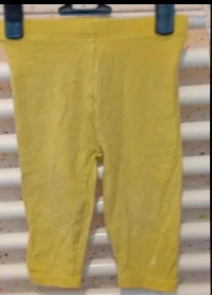 Legging  jaune  Obaïbi Taille 6  mois - photo numéro 2