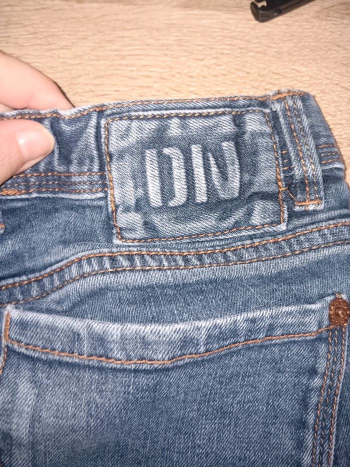 Jean garçon coupe slim effet usé, taille 8 ans - photo numéro 3
