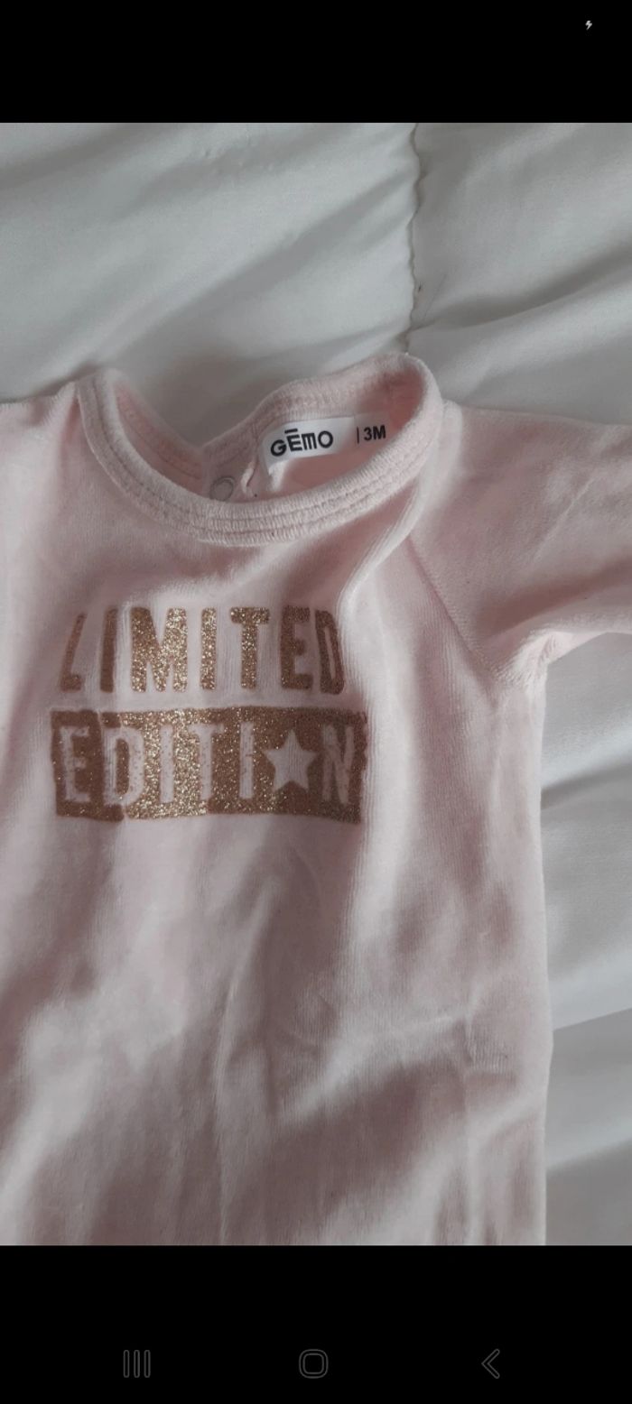 Pyjama bébé fille 3 mois - photo numéro 2