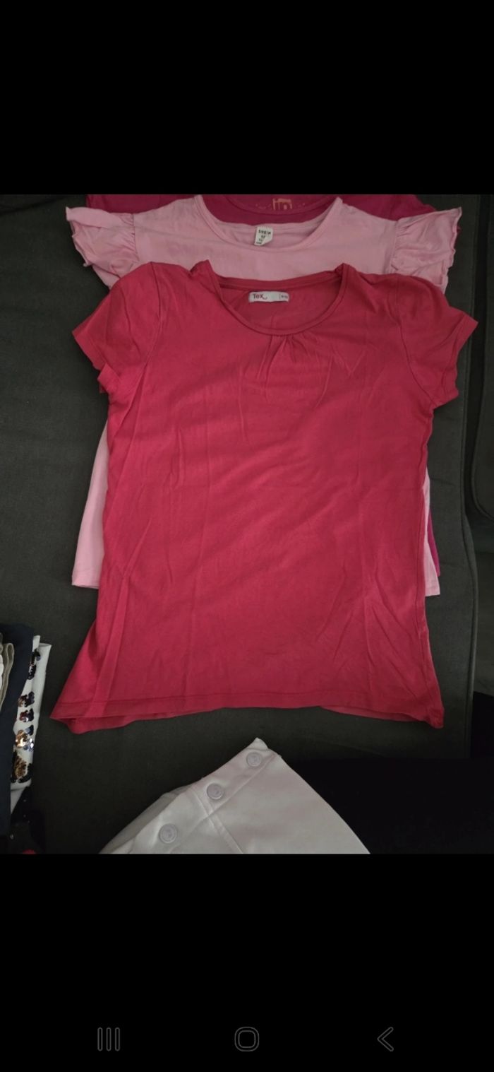 Lot 5 tee-shirts 12 ans - photo numéro 6