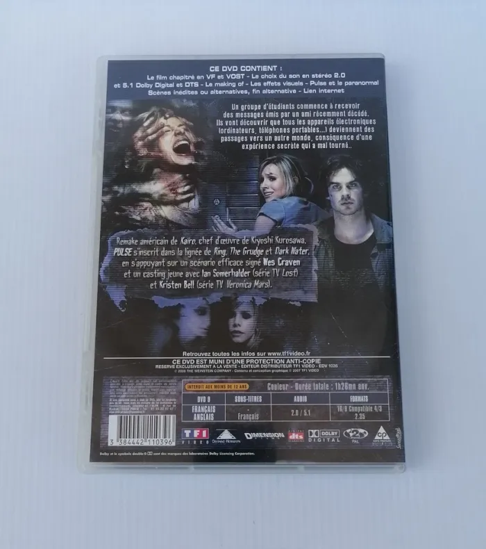 Dvd Pulse (Kristen Bell, Christina Milian). - photo numéro 2