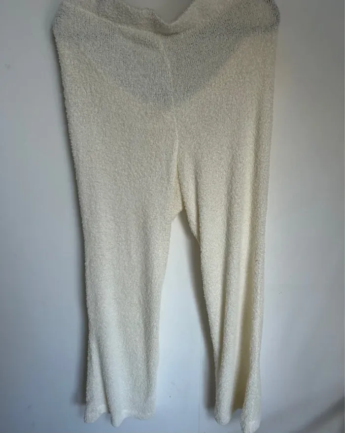 Pantalon de pyjama crème femme taille xxl h&m neuf ! - photo numéro 3