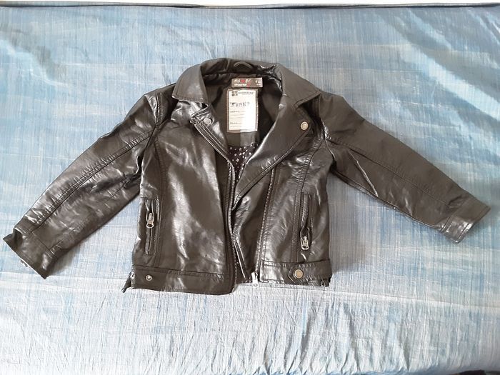 Blouson noir style perfecto Orchestra 6 ans - photo numéro 3