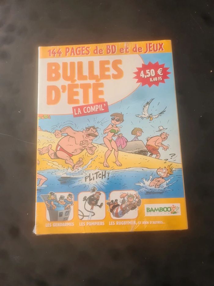 Lot 2 livres bulles d'été sous blister