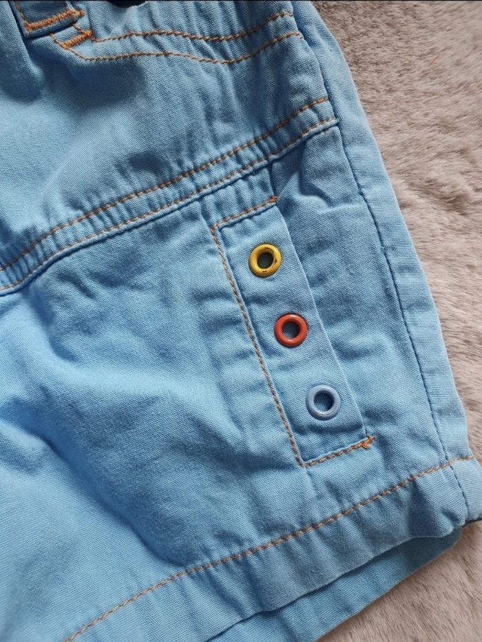 Short bleu Tissaia 6 mois - photo numéro 2