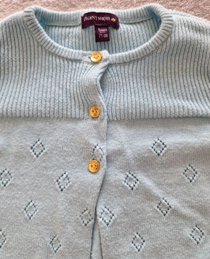 Gilet bleu clair 9M - Sergent Major (BE) - photo numéro 5
