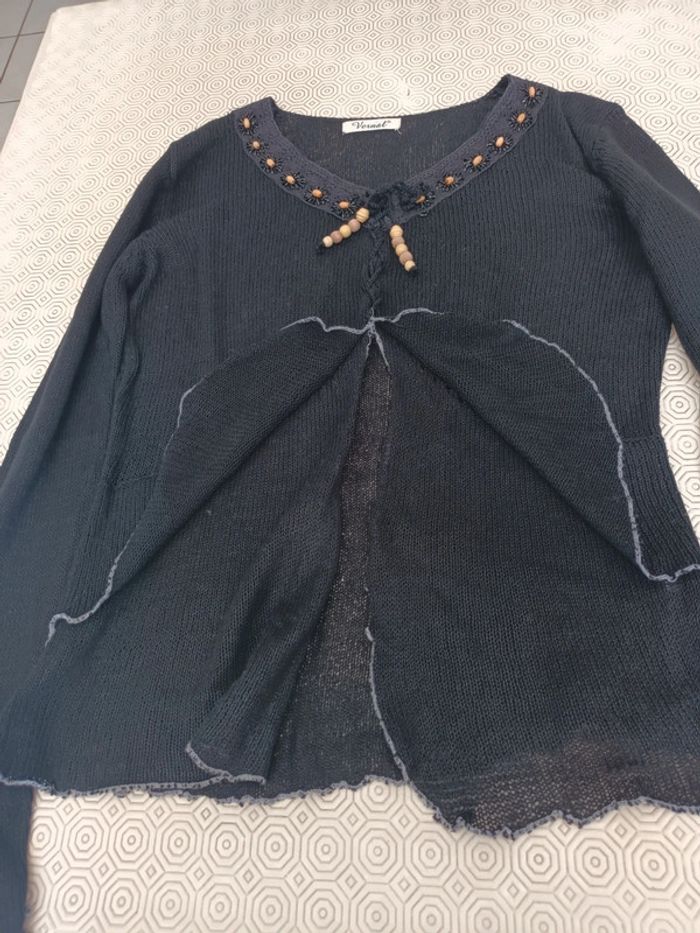 Pull Taille M marque vernal noir - photo numéro 6