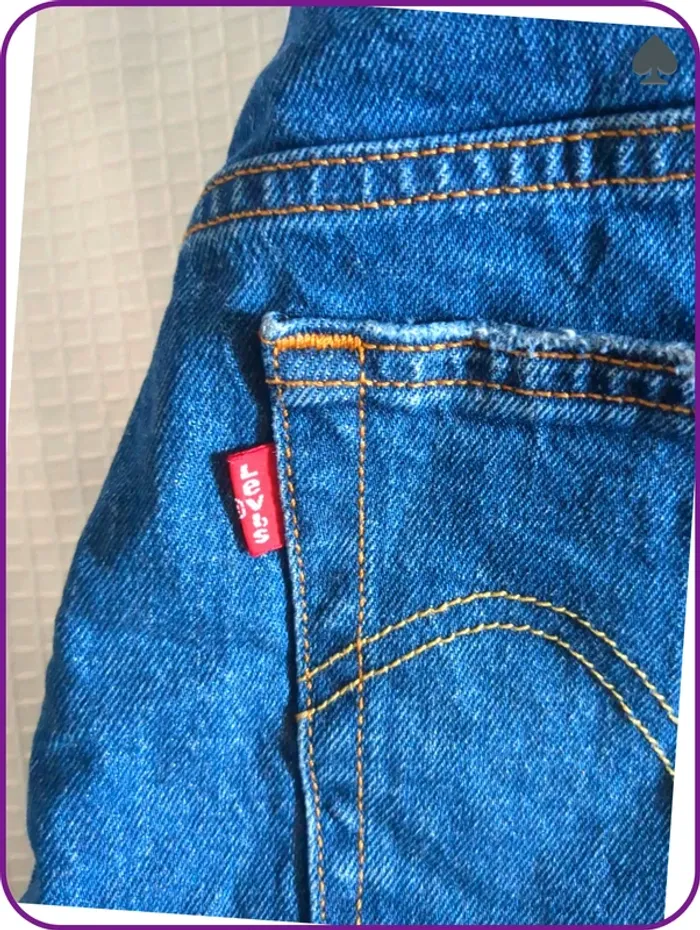 Magnifique short en jeans Levi's 501 - photo numéro 9