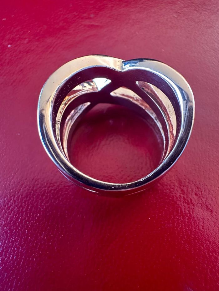 Bague fantaisie avec brillants - photo numéro 4