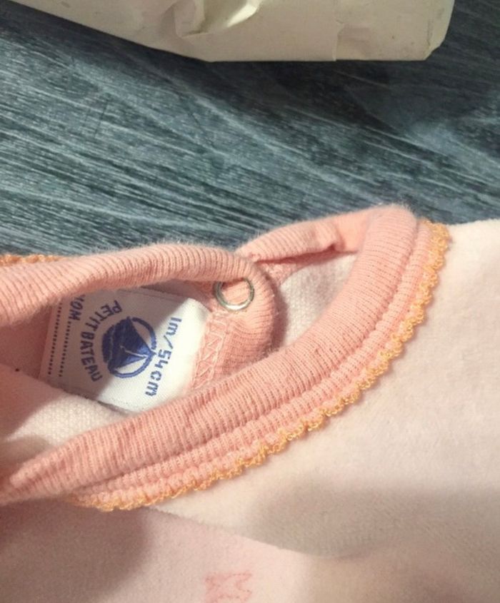 Pyjama petit bateau 1 mois comme neuf - photo numéro 4