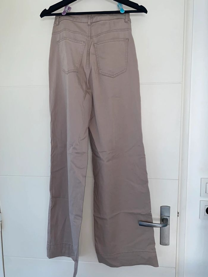 Pantalon droit taupe - photo numéro 2