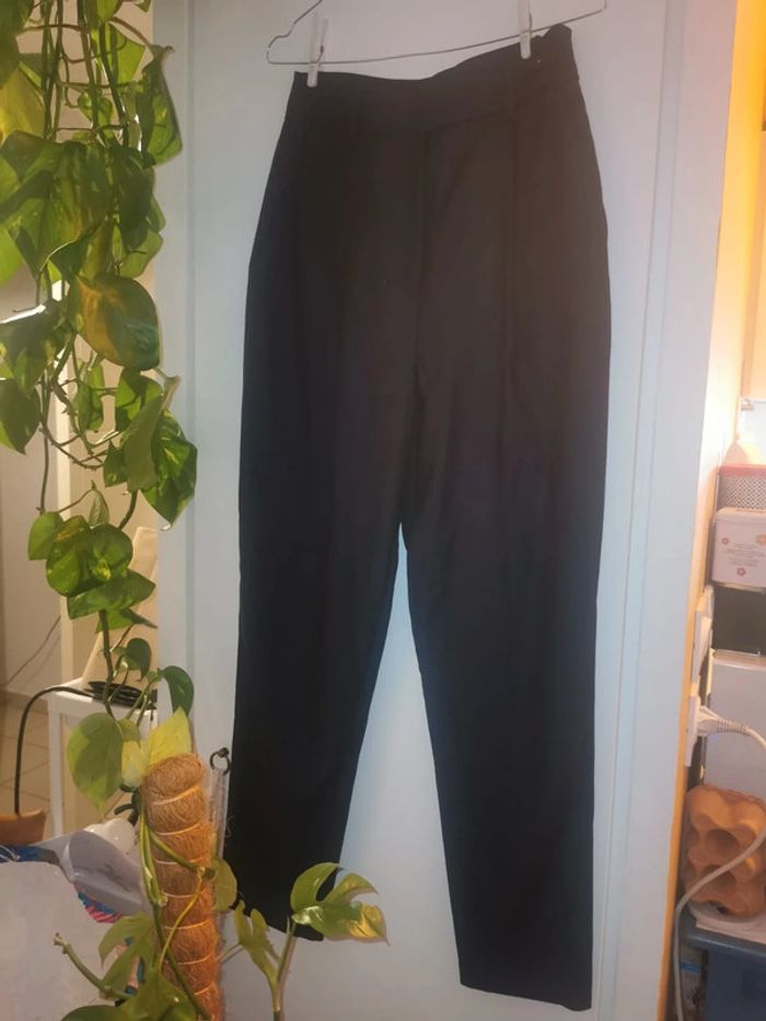 Pantalon gris foncé Mango - photo numéro 4