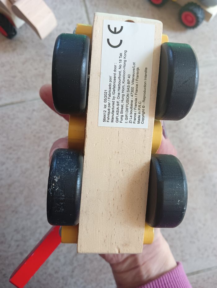Lot de 3 véhicules en bois - photo numéro 4