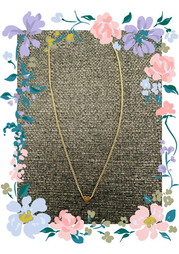 Collier cœur femme