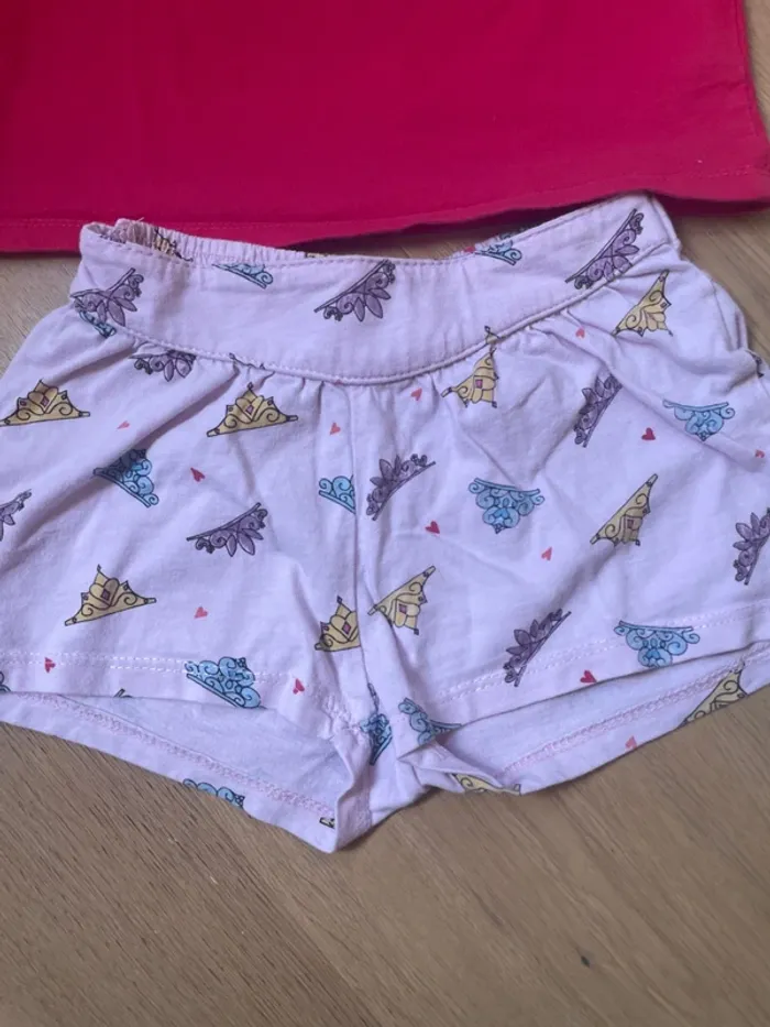 Pyjama short princesses - photo numéro 2