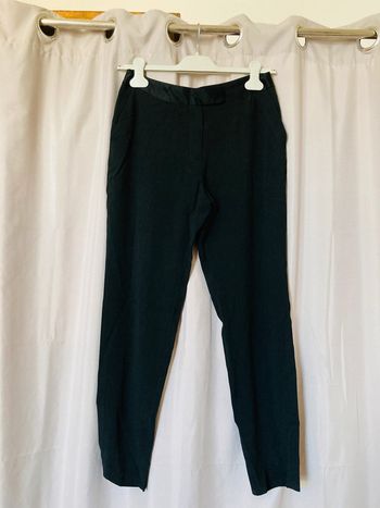 Pantalon chic tailleur fluide noir Apostrophe 36