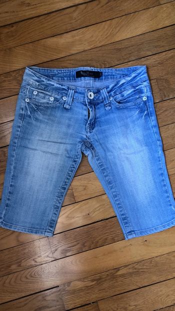 Short en jeans