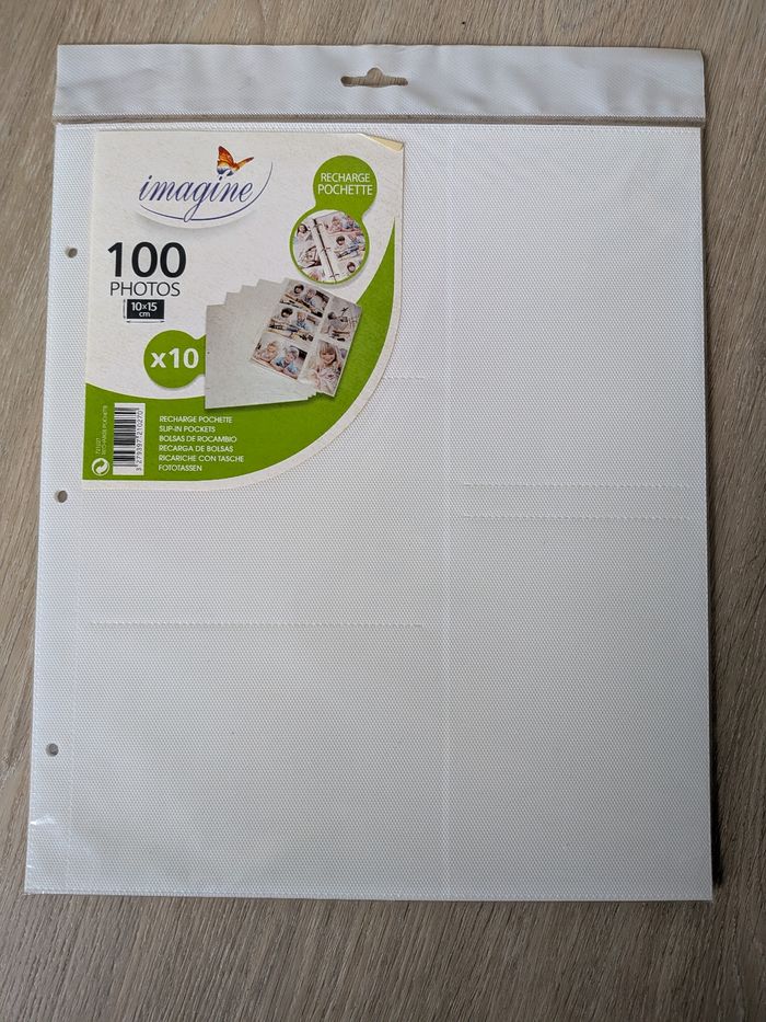 Recharge pochettes photos