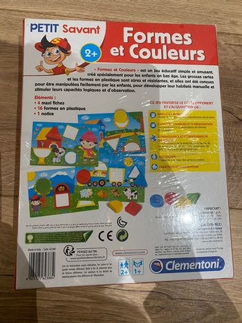 Jeux formes et couleurs