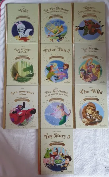Mes petits livres d'or Disney 71 à 80