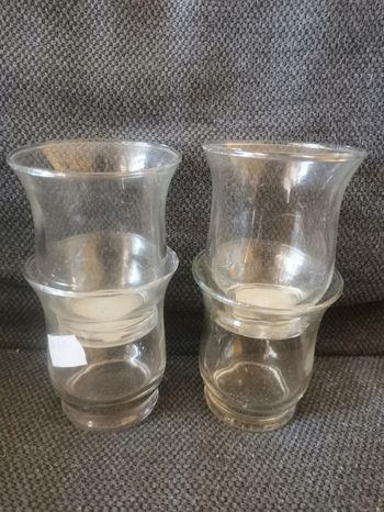 Lot de 4 photophores neufs